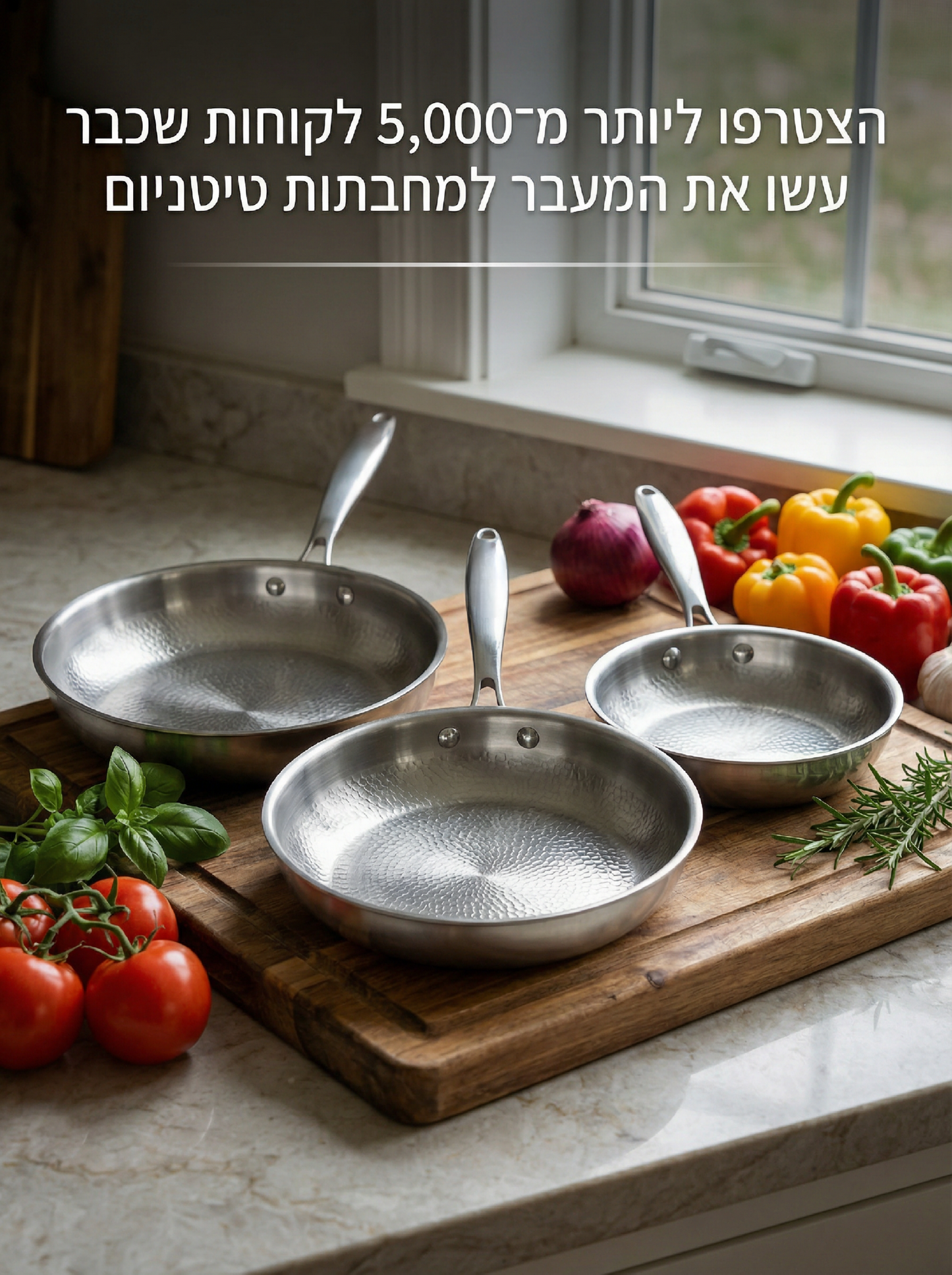 מחבת טיטניום המקורית של ®Cavier