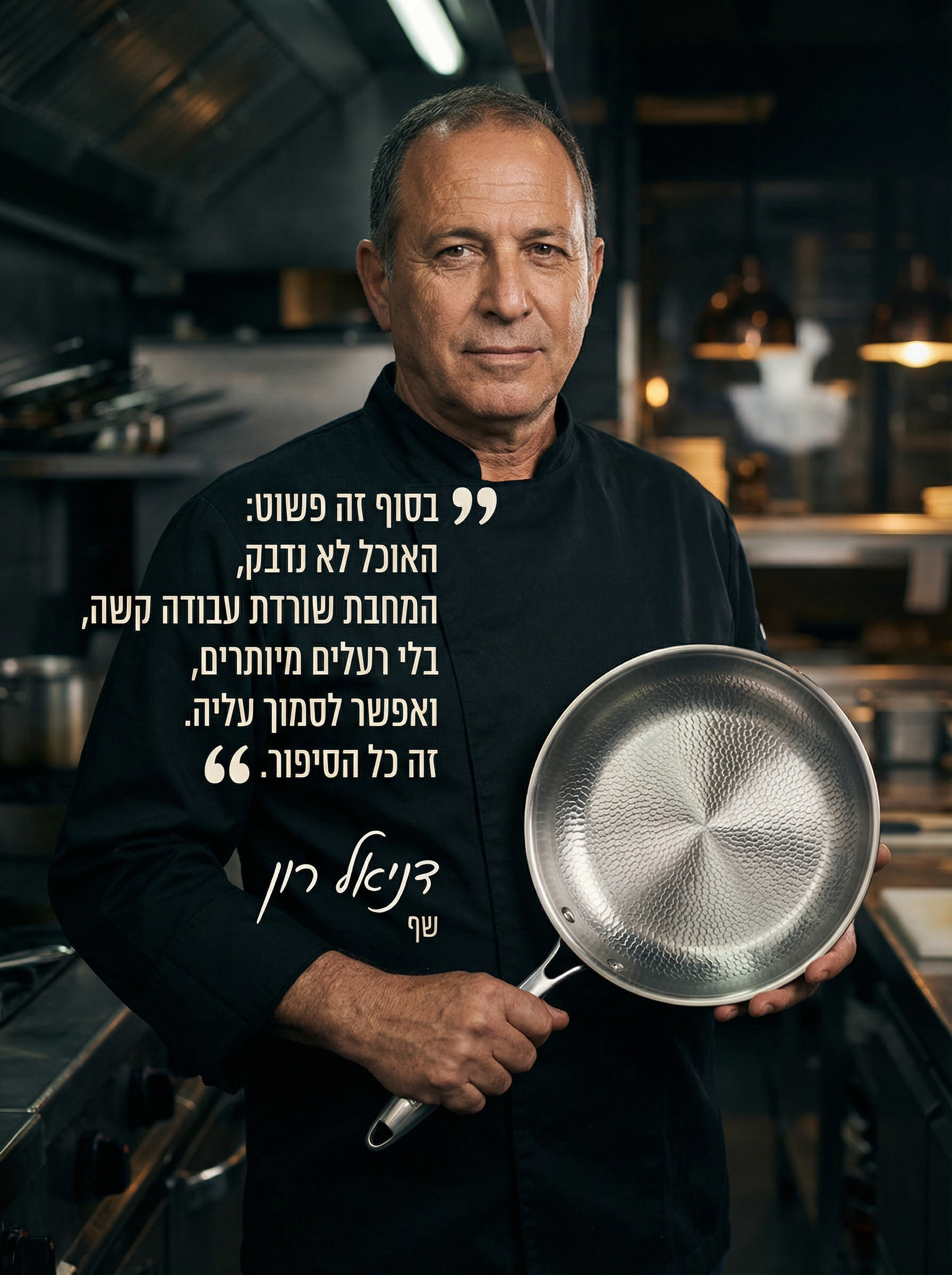 מחבת טיטניום המקורית של ®Cavier
